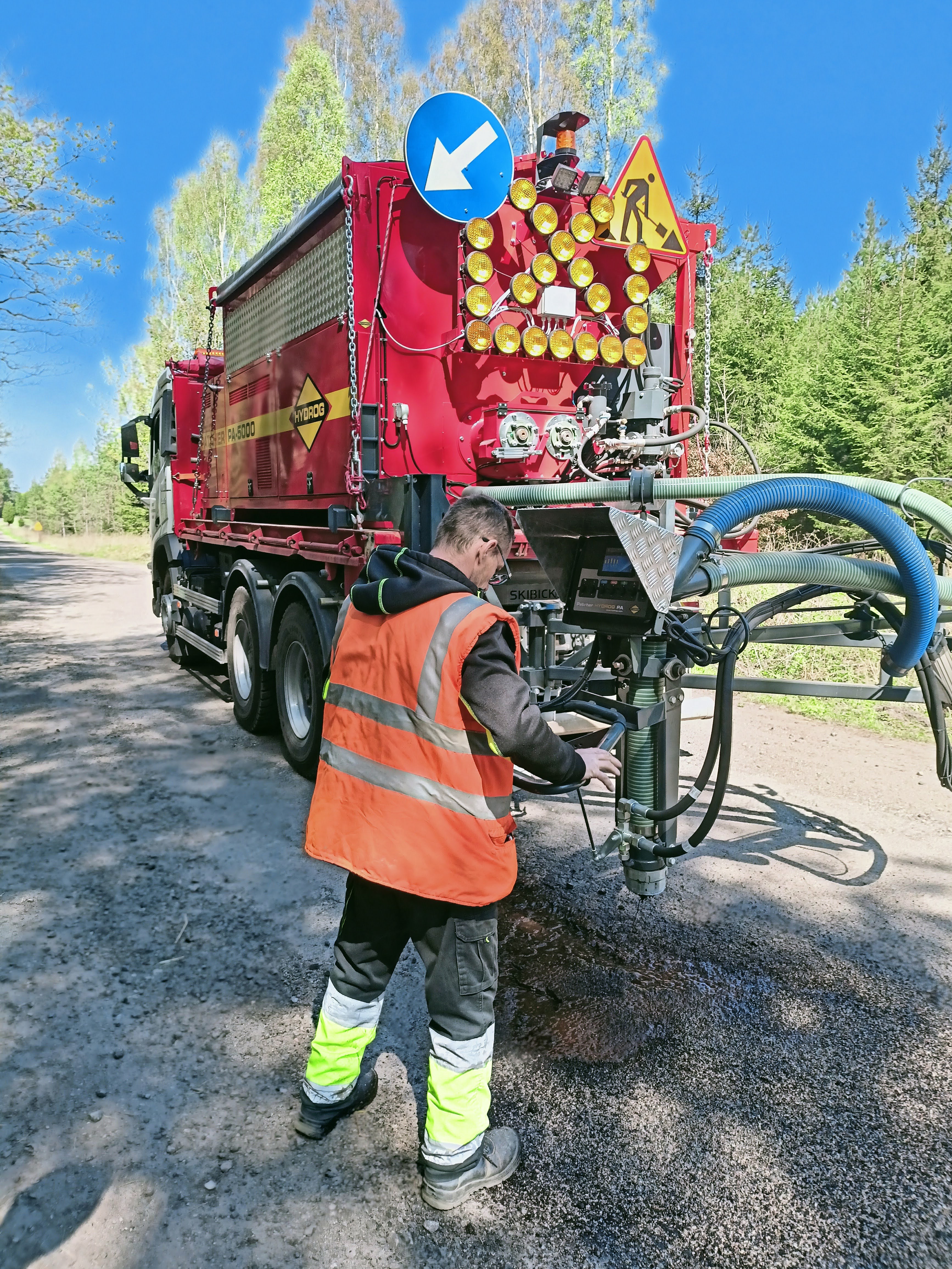 Łatanie drogi Patcher Hydrog